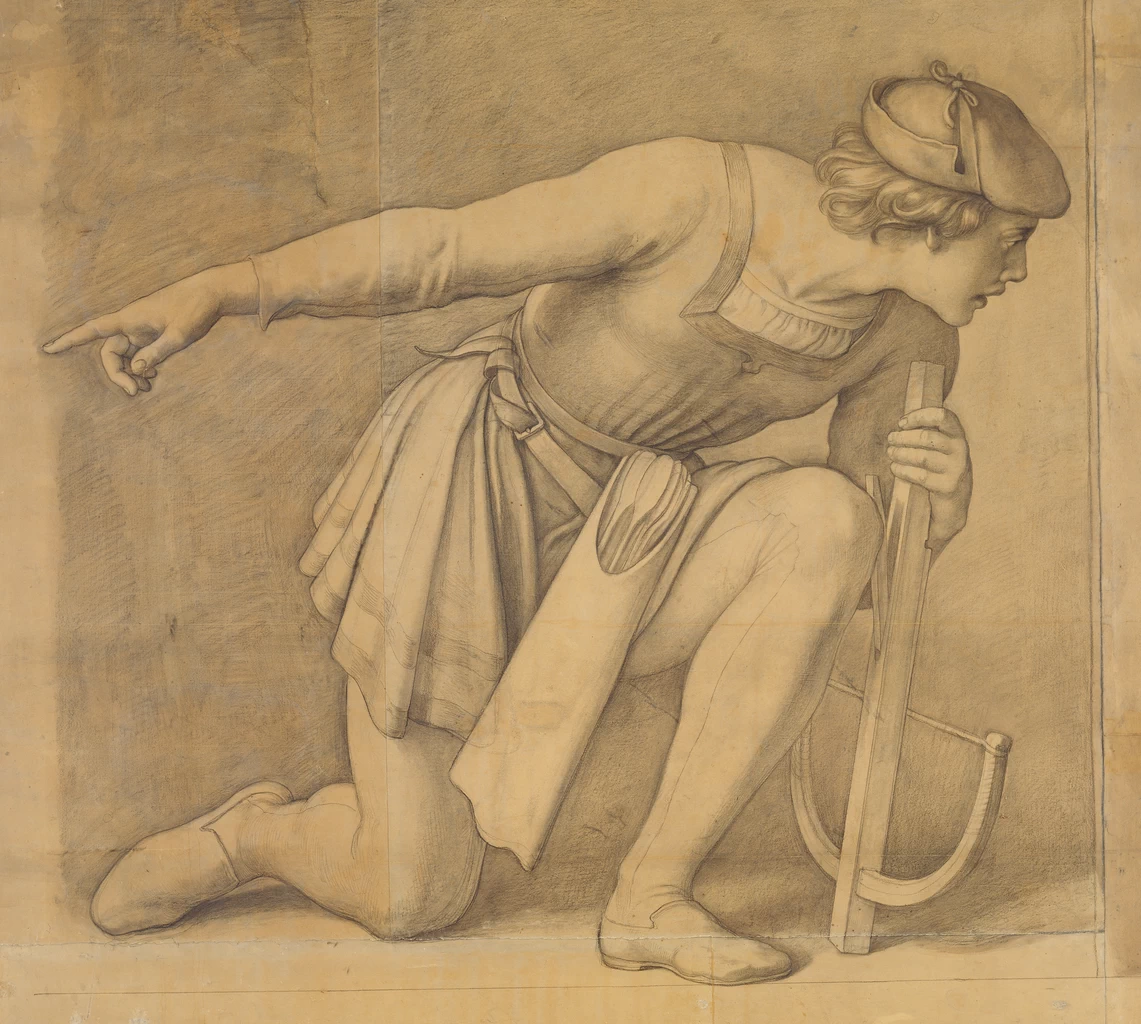 Belestriere inginocchiato dall'Orlando Furioso di Ariosto - Städelsches Kunstinstitut und Städtische Galerie, Francoforte